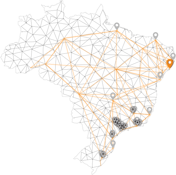 Mapa do Brasil - Unidade Maceió - HD Doctor